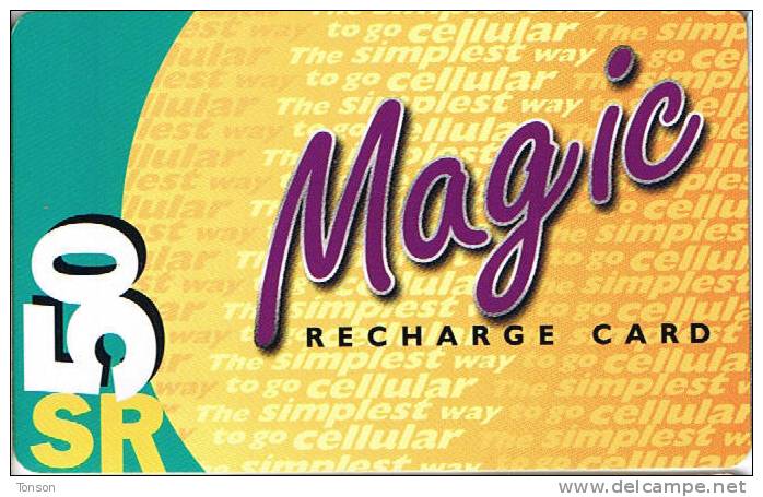 Seychelles, SR50, Magic, Recharge Card, 2 Scans . - Seychellen