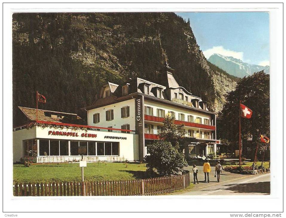 Suisse- Schweiz -Zwitserland Switzerland.Parkhotel Gemmi,Kandersteg ( 2scans) - Kandersteg