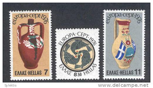 GREECE 1976  Europa CEPT SET MNH - Unused Stamps