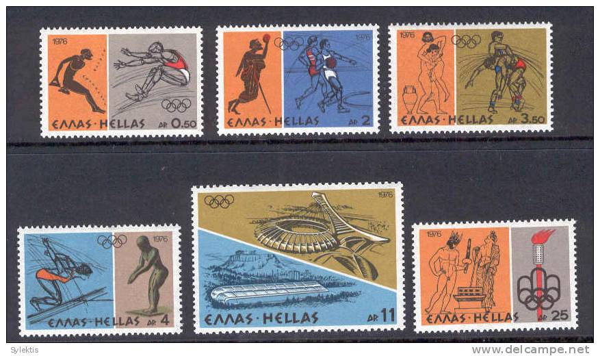 GREECE 1976  Olympic Games In Montreal SET MNH - Unused Stamps