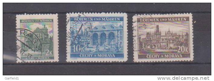 Böhmen Und Mähren   Mi.Nr.  56 + 60 / 61   Used - Oblitérés