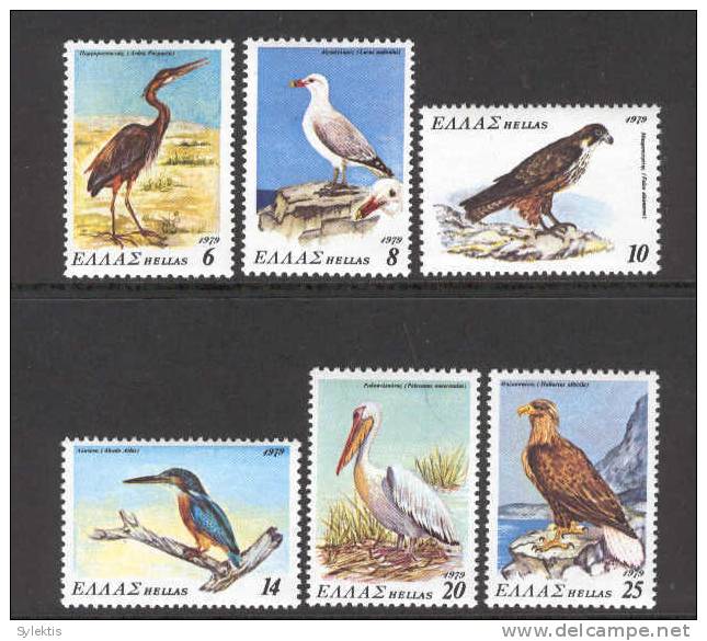 GREECE 1979   Rare & Endangered Birds Of Greece  SET MNH - Ungebraucht