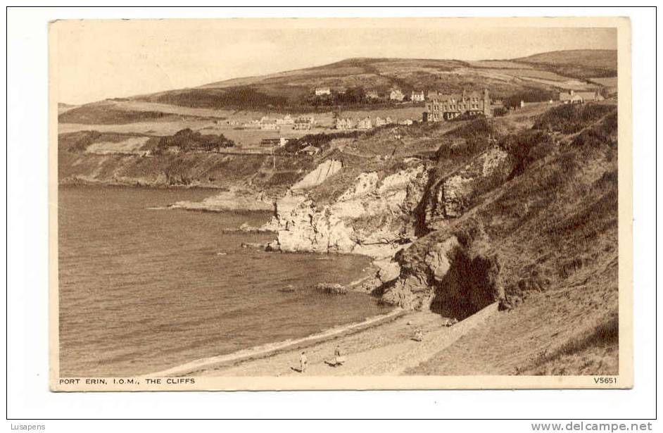 OLD FOREIGN 2033 - UNITED KINGDOM - ENGLAND -  Port Erin The Cliffs - Insel Man