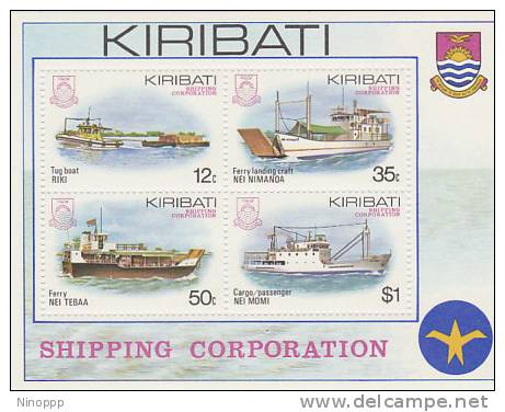 Kiribati-1984 Shipping Corporation Mini Sheet MNH - Kiribati (1979-...)