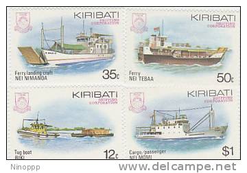 Kiribati-1984 Shipping Corporation Set MNH - Kiribati (1979-...)