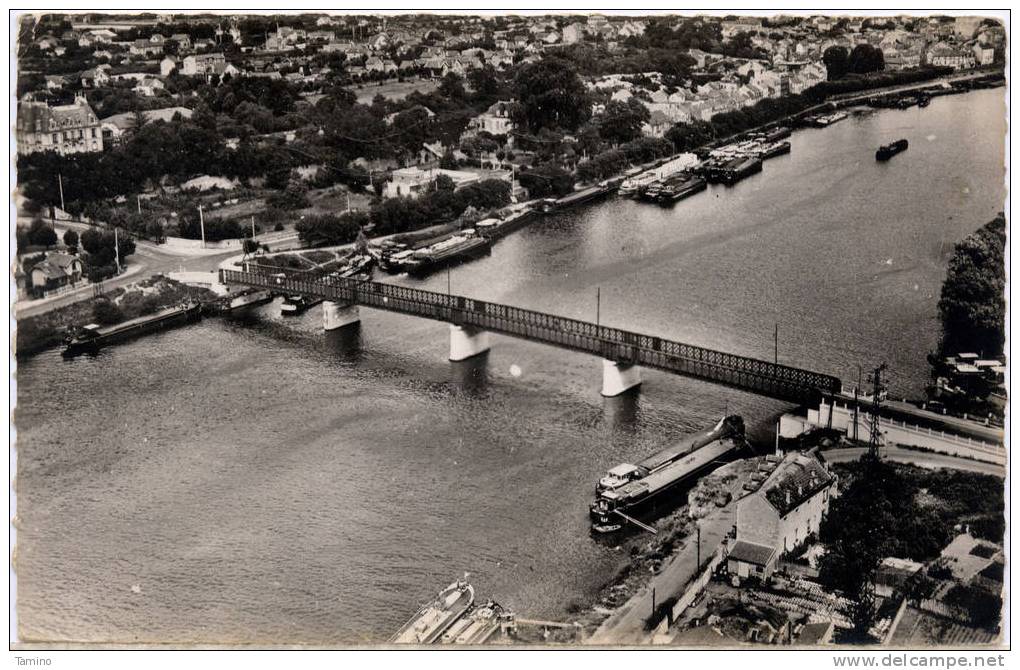 Conflans-Ste-Honorine. Pont De St Germain. 1956. - Conflans Saint Honorine