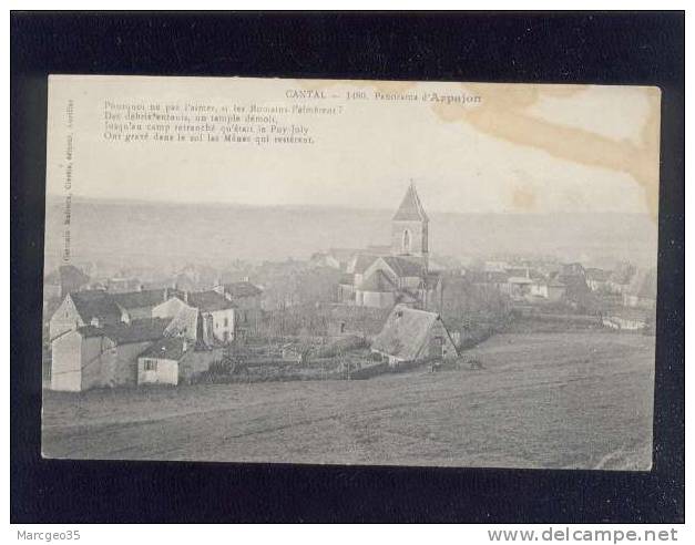 Panorama D'  Arpajon édit.malroux N° 1480  Belle Carte - Arpajon Sur Cere