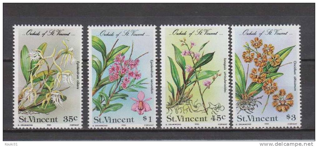 Saint-Vincent YT 804/7 ** : Orchidées De St-Vincent - St.Vincent (1979-...)