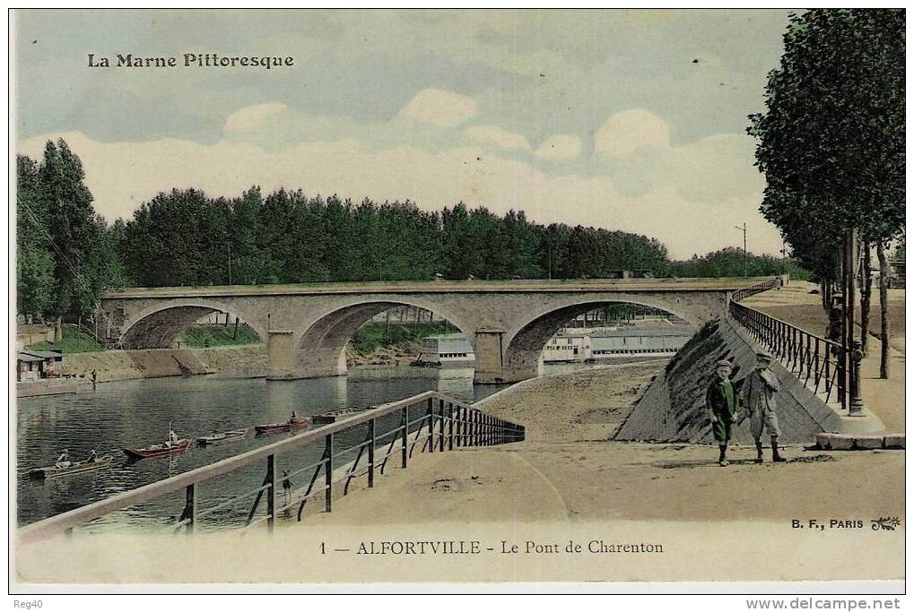 D94 - ALFORTVILLE  -  Le Pont De Charenton - Alfortville