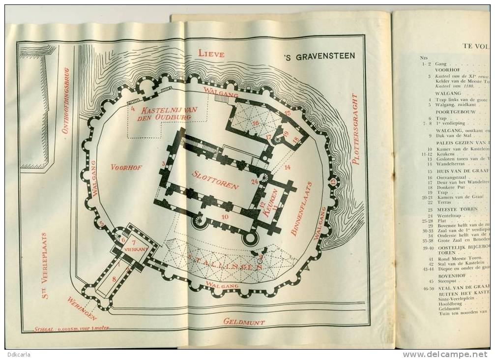 ´s Gravensteen Te Gent - Gids Voor De Bezoeker - 1957 - Histoire