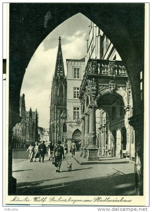 Münster - Westf. - Sentenzbogen Am Stadtweinhaus - Münster
