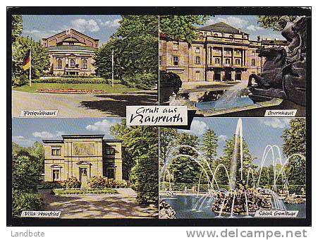 Gruss Aus Bayreuth - Festspielhaus - Opernhaus - Villa Wanfried - Eremitage - Bayreuth