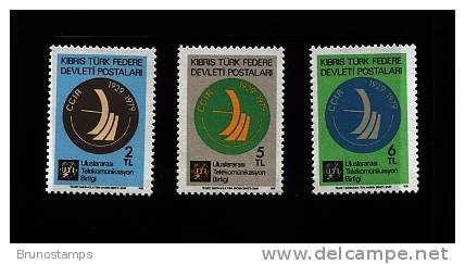 TURKISH CYPRUS - 1979  U.I.T.  SET MINT NH - Nuovi