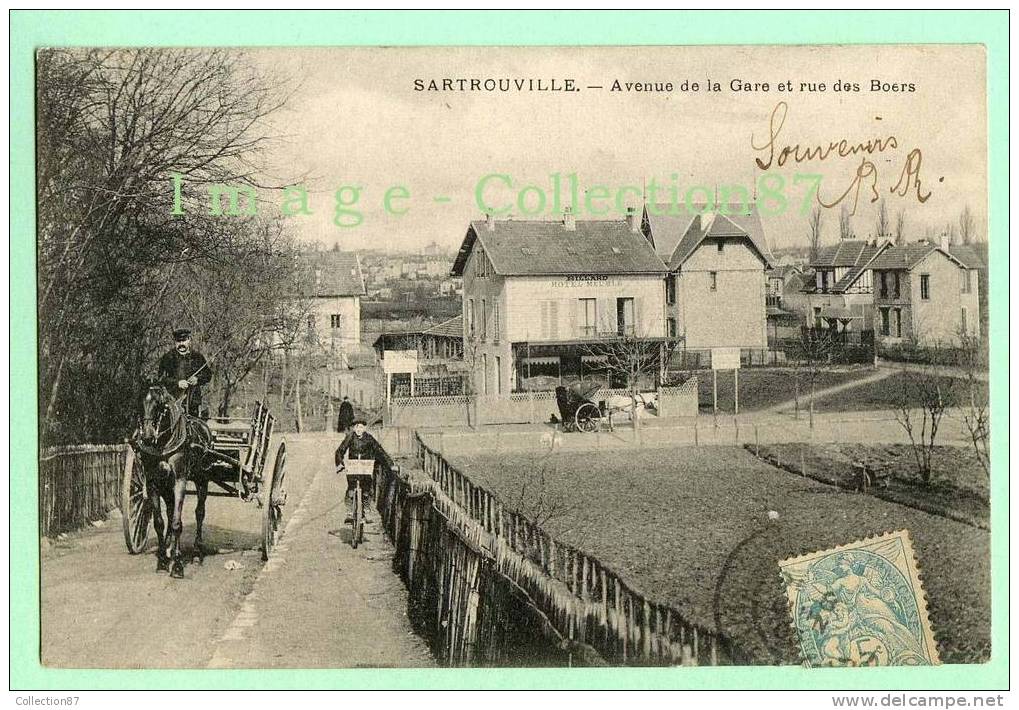 78 - YVELINES - SARTROUVILLE - Av. De La GARE Et RUE Des BOERS - Sartrouville