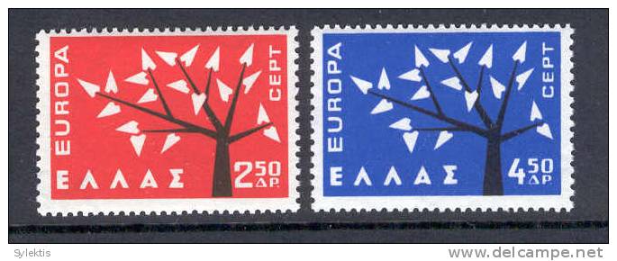 GREECE 1962 Europa CEPT SET MNH - 1962