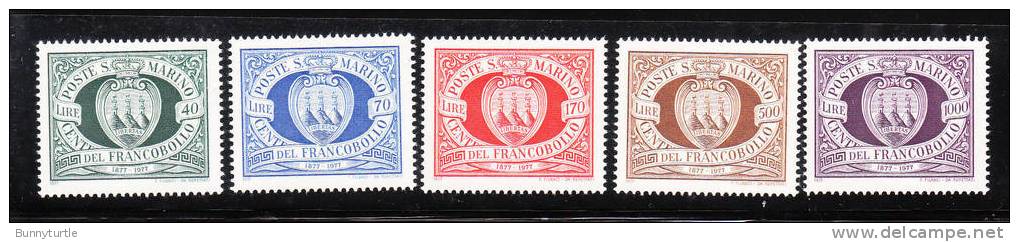 San Marino 1977 Centenary Of San Marino Stamps MNH - Unused Stamps