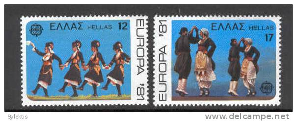 GREECE 1981 Europa CEPT SET MNH - 1981