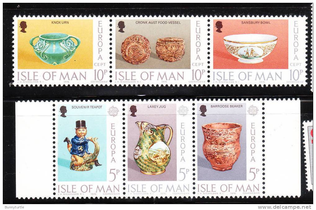 Isle Of Man 1976 Europa Manx Ceramic Art MNH - 1976