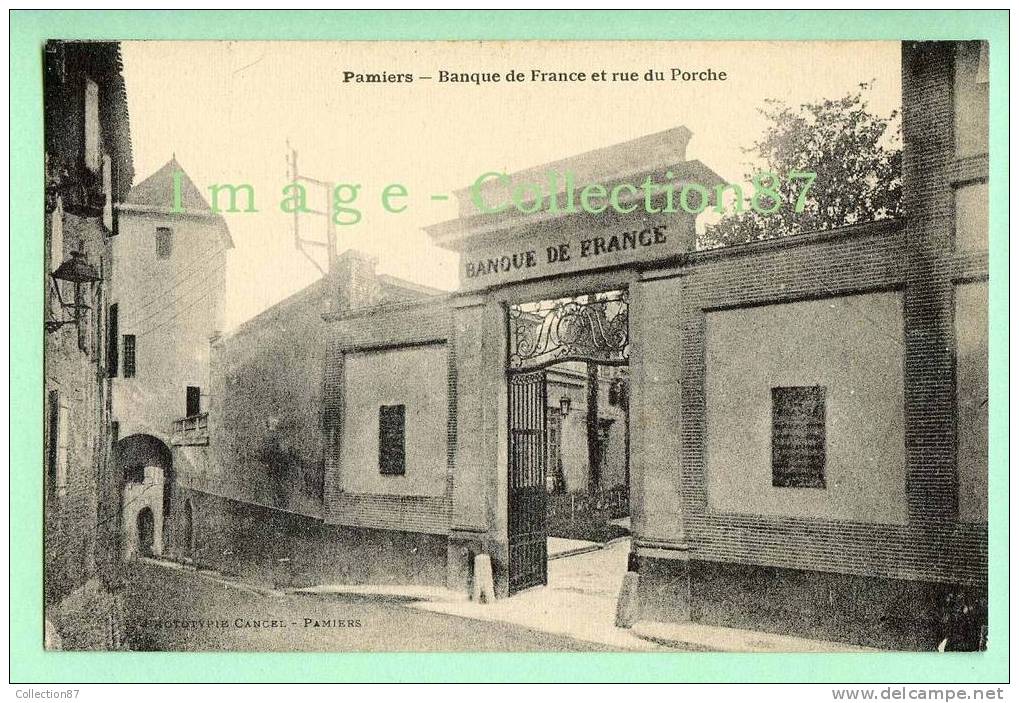 09 - ARIEGE - PAMIERS - BANQUE De FRANCE - Bancos