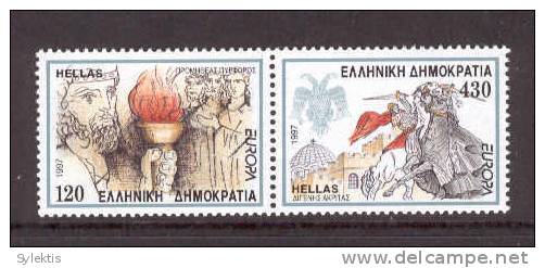 GREECE 1997 Europa CEPT SET MNH - 1997