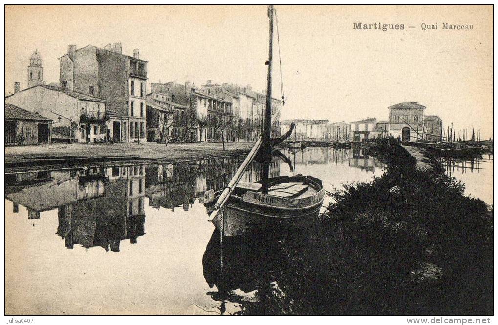 MARTIGUES (13) Quai Bateau Jolie Vue - Martigues