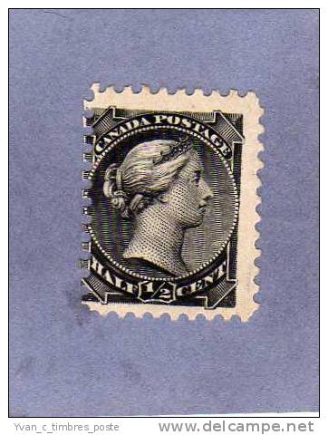 CANADA TIMBRE N° 27 NEUF SANS GOMME REINE VICTORIA - Unused Stamps