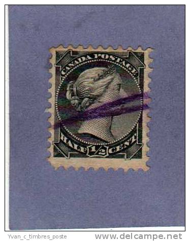 CANADA TIMBRE N° 27 OBLITERE REINE VICTORIA - Used Stamps