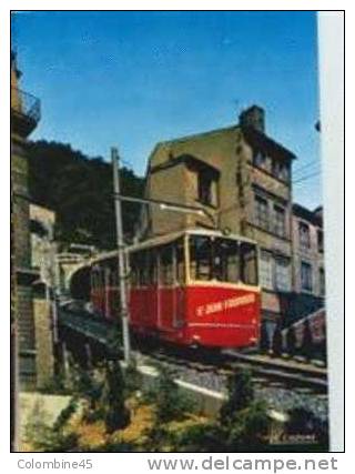 Cpm Funiculaire De Fourviere Lyon - Funicular Railway