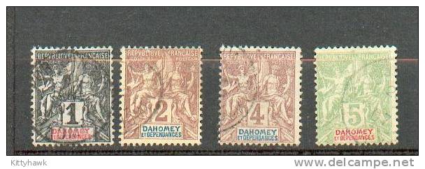 DAH 150 - YT 6 à 9 Obli - Used Stamps