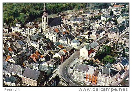 BELGIQUE  CHIMAY !!! CPSM 4677 !! Vue Panoramique Aérienne  TOP - Chimay