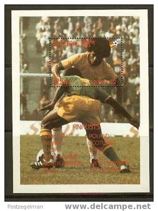 BHUTAN 1982  Block  Soccer Espana - 1982 – Spain