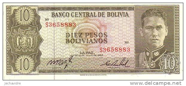 BOLIVIE   10 Bolivianos  Non Daté   Pick 154a     ***** BILLET  NEUF ***** - Bolivia