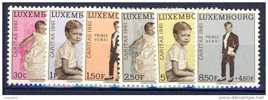 Luxembourg 1961. Caritas. Children Of The Duke-family. MNH** - Nuevos