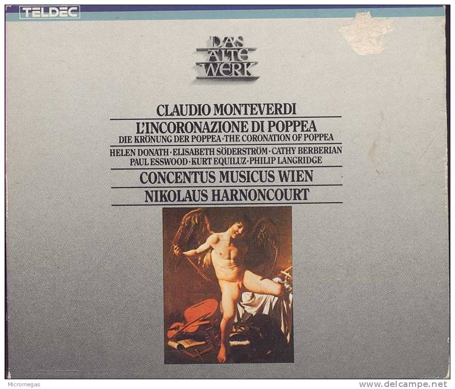 Monteverdi : L'Incoronazione Di Poppea, Harnoncourt - Opera / Operette
