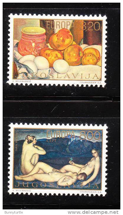 Yugoslavia 1975 Europa Issue Paintings MNH - 1975