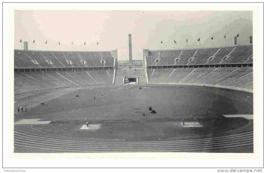 BERLIN 6x9 Bilde Von Olympic Stadium Berlin ( Stade Jeux Olympiques Photo 6x9 D'époque ) - Otros & Sin Clasificación