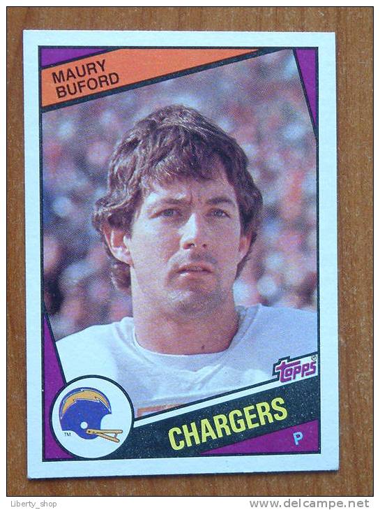 MAURY BUFORD / CHARGERS P ( 177 ) ! - 1980-1989