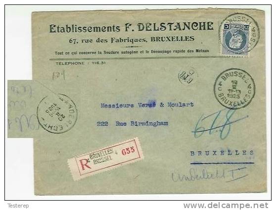 N°212 Montenez 19.II.1925 Recom./Absent - Brieven En Documenten