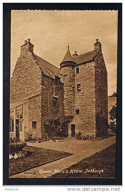 2 Early Postcards Jedburgh Abbey & Queen Mar´s House Berwickshire Scotland - Ref 361 - Berwickshire