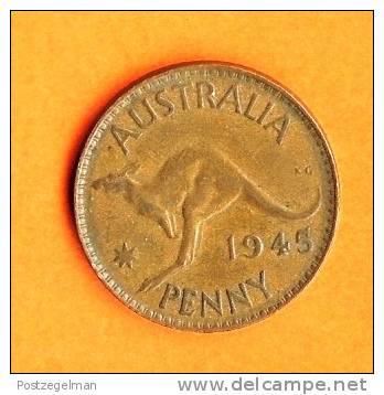 AUSTRALIA 1945 Coin 1 Penny  KM36 - Penny