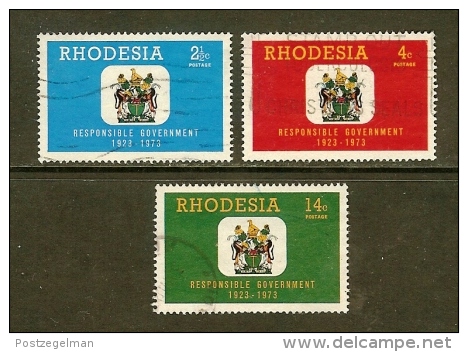 RHODESIA 1973 Used Stamp(s) Government 135-138 (3 Values Only) - Rhodésie (1964-1980)