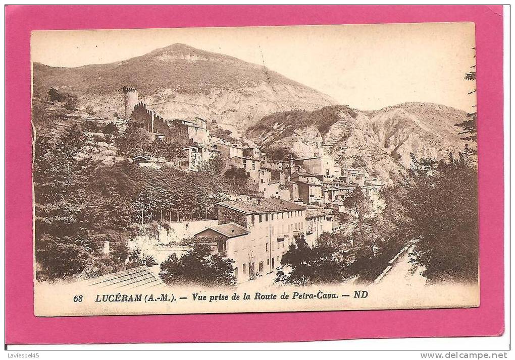 LUCERAM N° 68 . VUE GENERALE DE LA ROUEDU PETRA.CAVA . ND - Lucéram