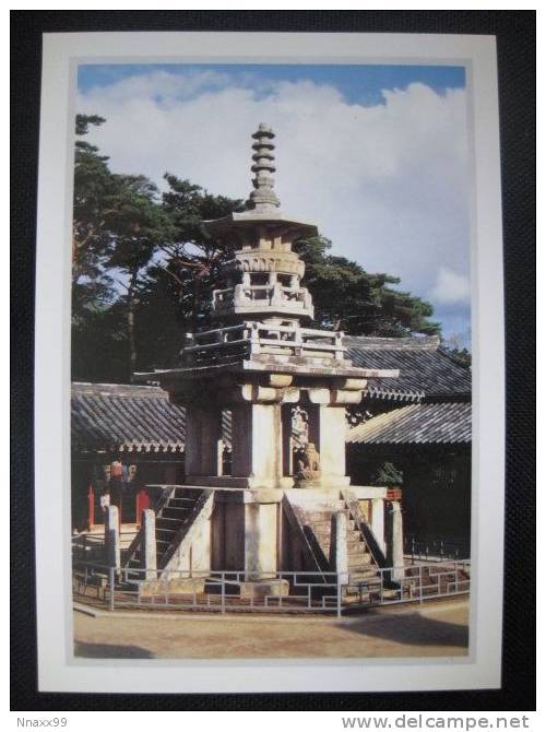Korea UNESCO World Heritage - Seokguram Grotto And Bulguksa Temple - Dabotap Pagoda At Bulguksa Temple - Korea (Zuid)