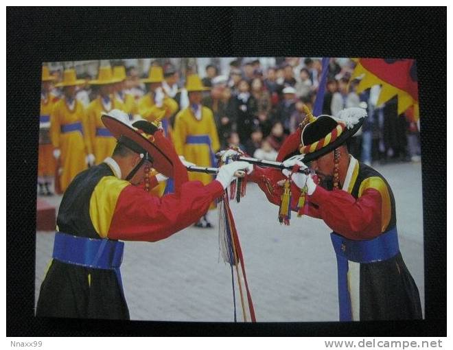Korea - Royal Guards Changing Ceremony (Deoksu-gung), Seoul Metropolitan City - Korea, South