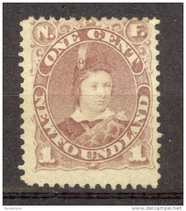 Canada Provinces New Foundland 1880 Mi. 31a Prince Edward (later King Edward VII) €25,- MNG - 1865-1902