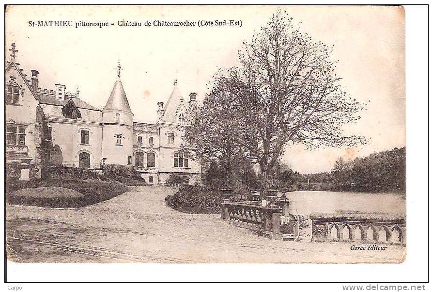 SAINT-MATHIEU Pittoresque - Chateau De Châteaurocher. - Saint Mathieu