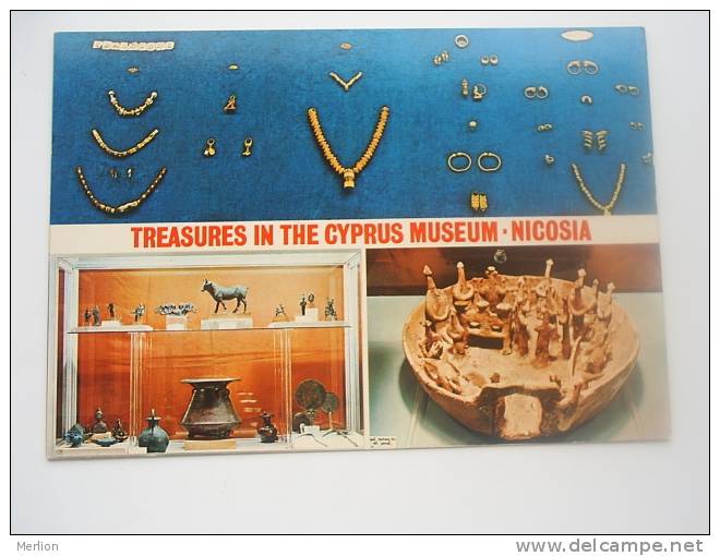 Cyprus -  Nicosia  - Treasures In The Cyprus Museum  VF  D50552 - Cyprus
