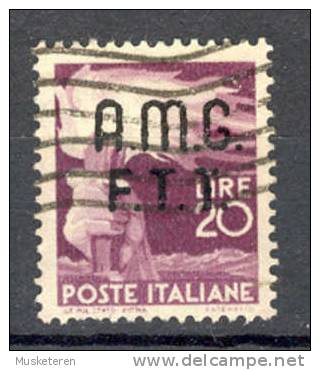 Italy Triest Zone A AMG FTT 1947 Mi. 13, 20 L - Oblitérés