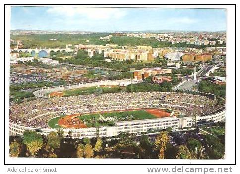 24356)cartolina Illustratoria  Roma - Stadio Olimpico - Panorama Aereo - Stadiums & Sporting Infrastructures