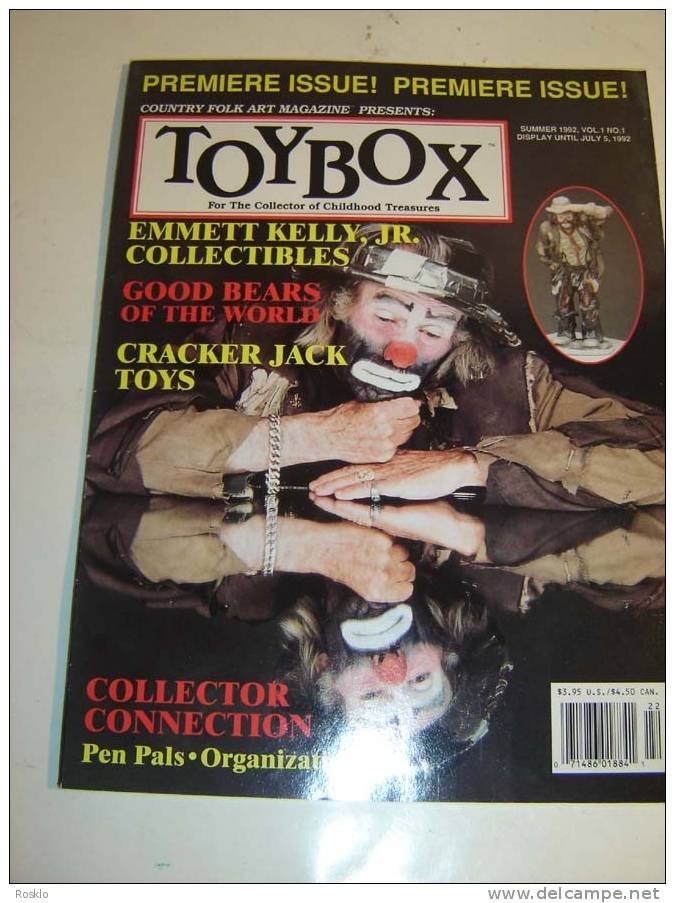 JOUET ANCIEN / MAGAZINE  / N° 1 DE TOYBOX  1992   / TRES BEL - Toy Memorabilia